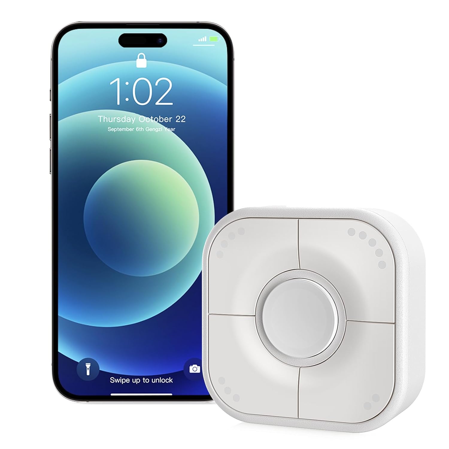 Smart Button, 5-Keys Smart Switch, Scene Controller, Compatible with Apple HomeKit, Automatically Trigger Accessories & Scenes-Thread (iOS 17.4 or Later is Required)