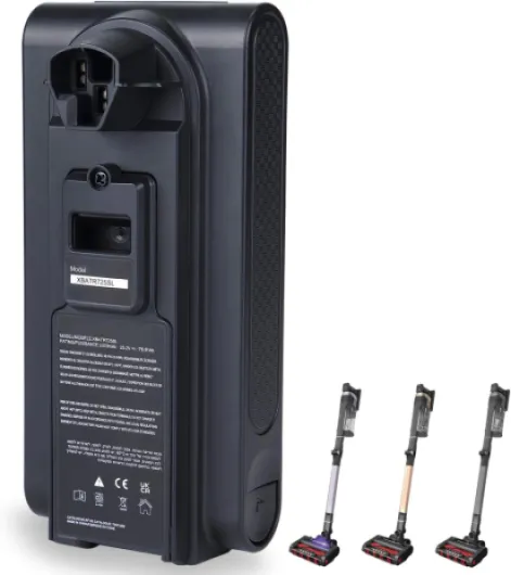 3000mAh Battery Replacement for Shark XBATR725SL Compatible with IZ840H,IZ862H,UZ865H, 1Z862HC,UZ865HCCO Shark Cordless Vacuum Cleaners（NOT FITS for Shark IZ540H, IZ562H, UZ565H,LZ500 Series Models)