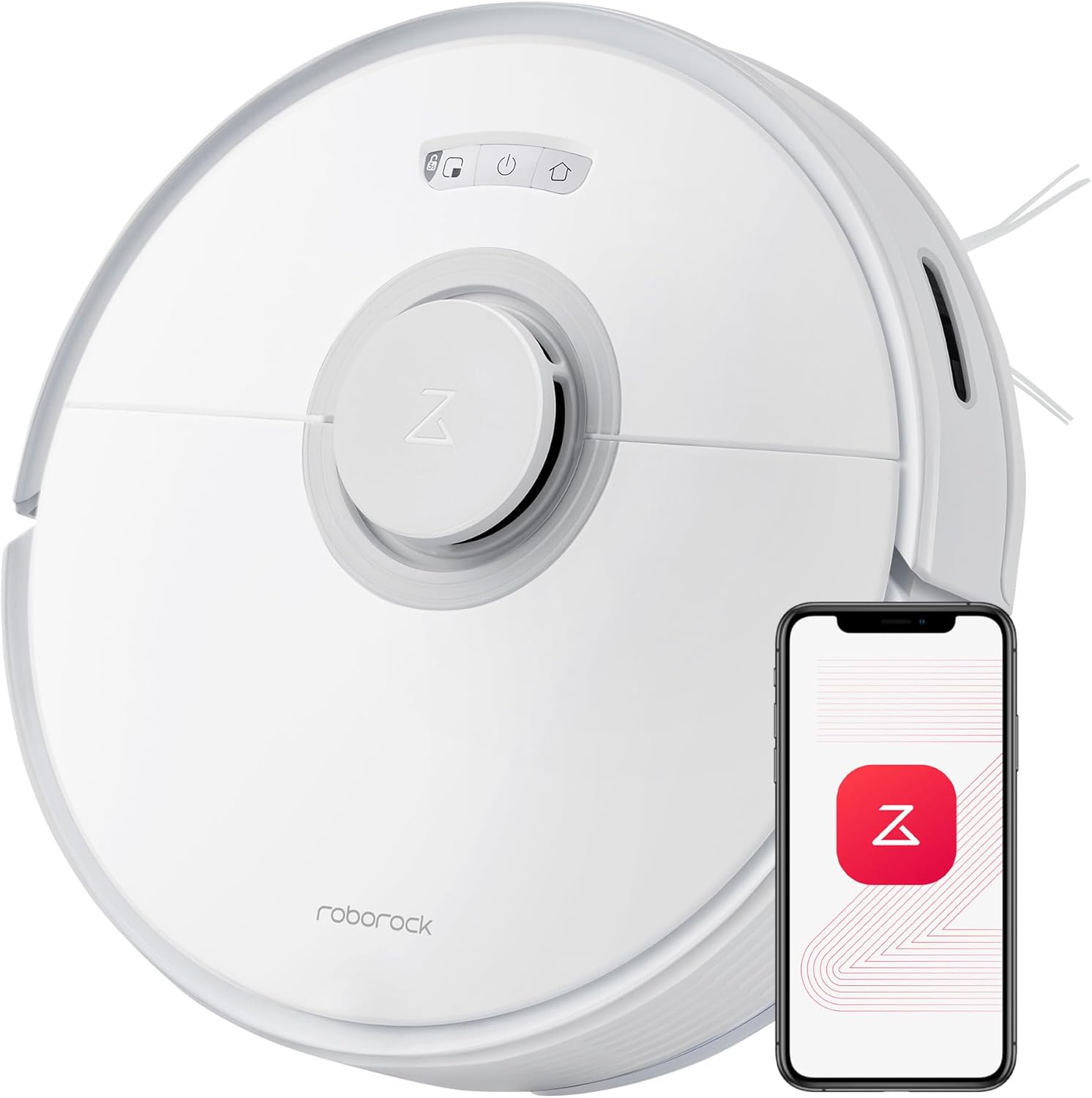 Q7 Max Robot Vacuum and Mop Combo, 30-Level Water Flow Control, 4200Pa Suction, PreciSense LiDAR Navigation, No-Go Zone, No-Mop Zone, App & Voice Control, Ideal for Pet Hair White Q7 Max (White)