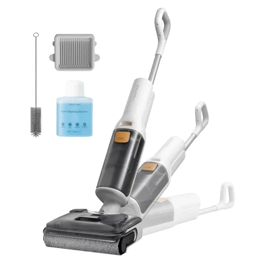 F25 GT Vacuum Mop All in One, Wet Dry Vacuum Cleaner Cordless, 20000Pa Floor Cleaner Machine for Tile Hardwood Wood Vinyl Floor, Edge to Edge Self Cleaning Electric Mop with 180° Lie-Flat F25 Gt Wet Dry Vacuum