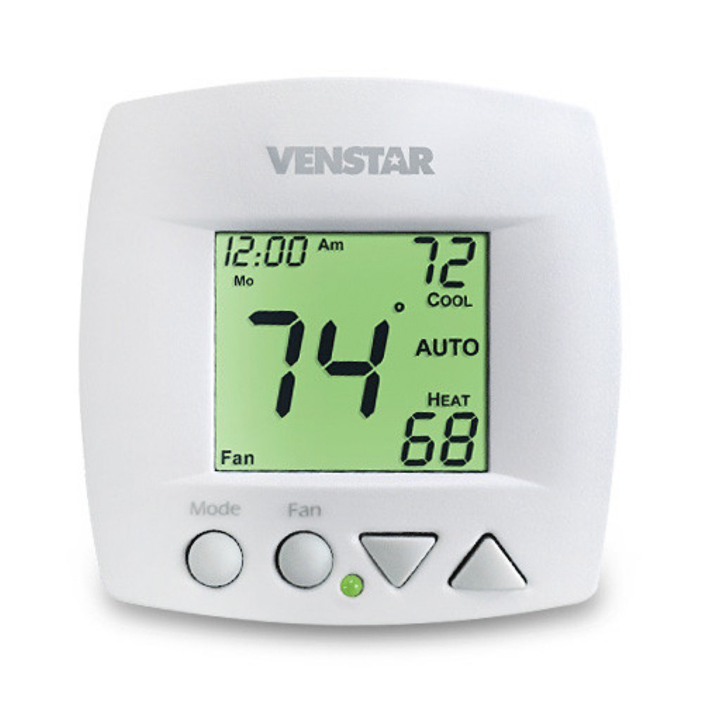 Venstar T1050 5/2 Day Programmable Thermostat with Small Footprint