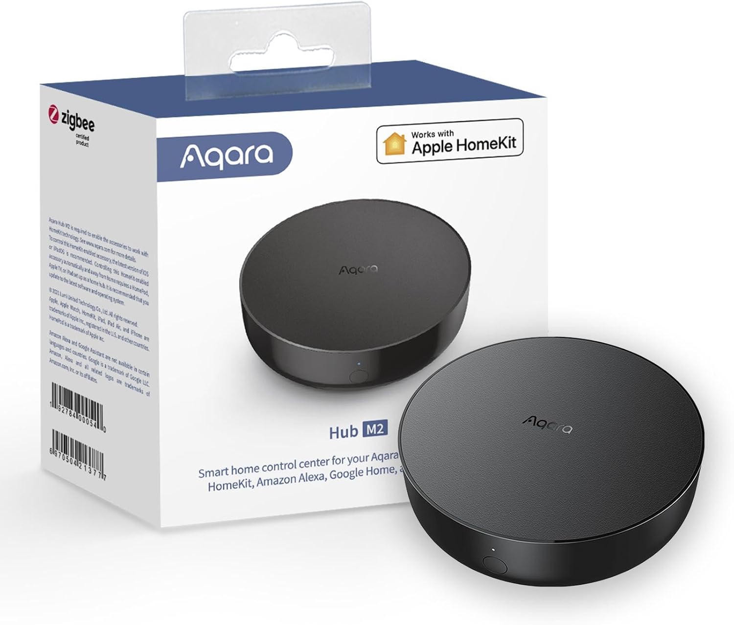 Smart Hub M2 (2.4 GHz Wi-Fi Required), Smart Home Bridge for Alarm System, IR Remote Control, Home Automation, Supports Alexa, Google Assistant, Apple HomeKit and IFTTT