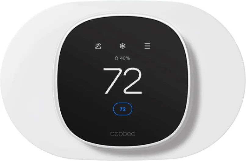 Tim Kit for ecobee Smart Thermostat Essential 2025, Wall Plate Cover Accessory for ecobee Thermostat, Easy to Install Cover Imperfections for Your Wall