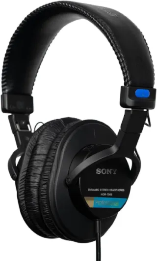 MDR7506 Professional Large Diaphragm Headphone 7" x 7" x 1" Headphones