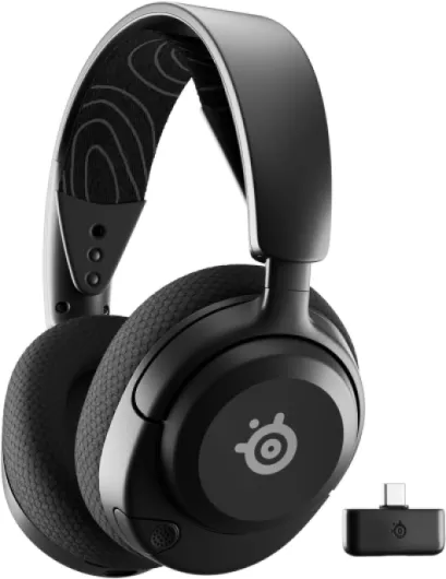 Arctis Nova 5 Wireless Multi-System Gaming Headset — Neodymium Magnetic Drivers — 100+ Audio Presets — 60 HR Battery — 2.4GHz or BT — ClearCast Gen2.X Mic — PC, PS5, PS4, Switch, Mobile PC Black