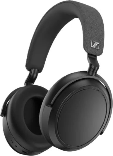 MOMENTUM 4 Wireless Headphones - Bluetooth Headset for Crystal-Clear Calls with Adaptive Noise Cancellation, 60h Battery Life, Lightweight Folding Design, Black Black Wireless Headphone