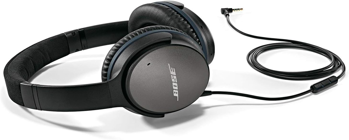Bose QuietComfort 25 Noise Cancelling Headphones (715053-0010) - Renewed Clear