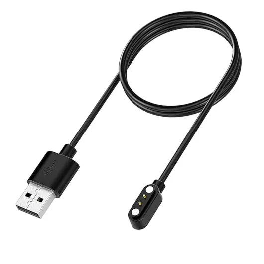 VeryFit Smartwatch Charging Cable, Fit for IDW19, IDW15, IDW13, ID208(BT), ID205L, ID206, and More, Replacement Magnetic USB Cable for Fast and Easy Charging, 3.3 ft, (ID-Cable) ID-cableX1