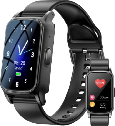 Fall Detection Smart Watch for Seniors with GPS Tracking, SOS Alert & HD Video Call, Waterproof Fitness Tracker for Dementia/Alzheimer’s, 4G Safety
