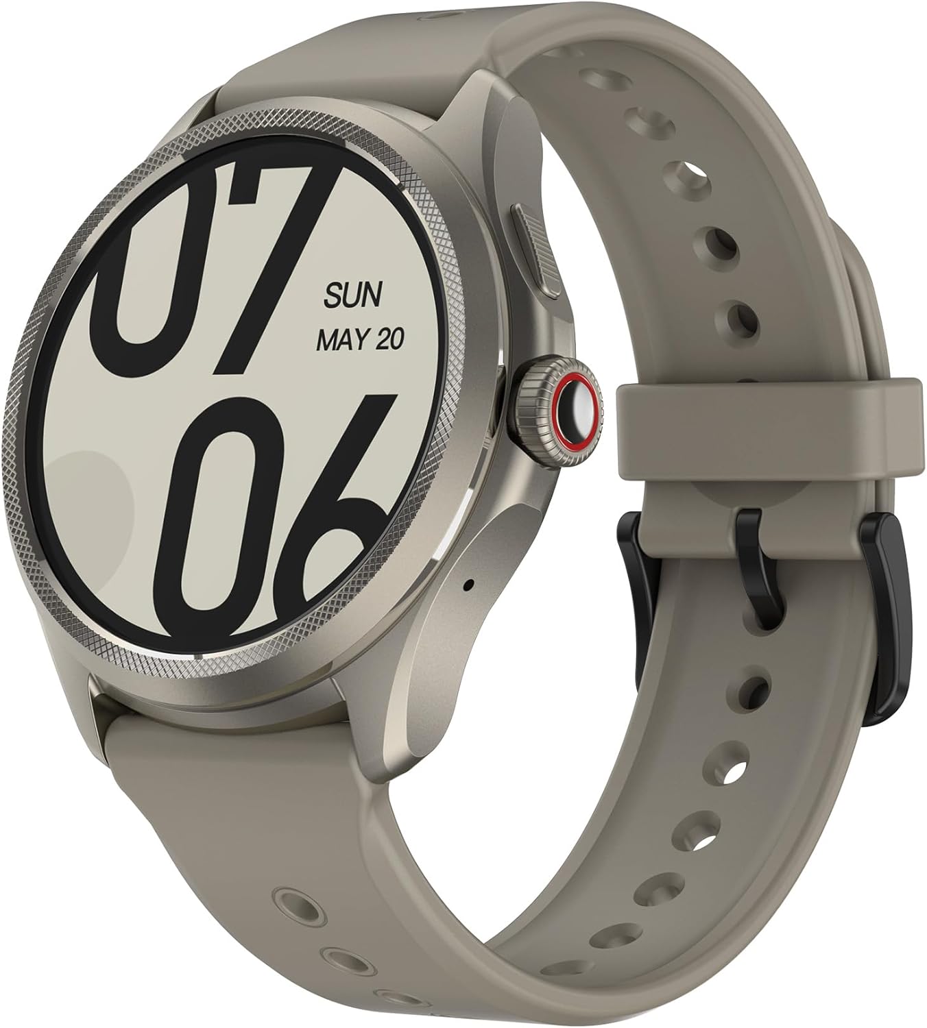 Pro 5 Android Smartwatch for Men Snapdragon W5+ Gen 1 Wear OS Smart Watch 80 Hrs Long Battery Life Health Fitness Tracking 5ATM Water Resistance Compass Android Only Compatible, Sandstone