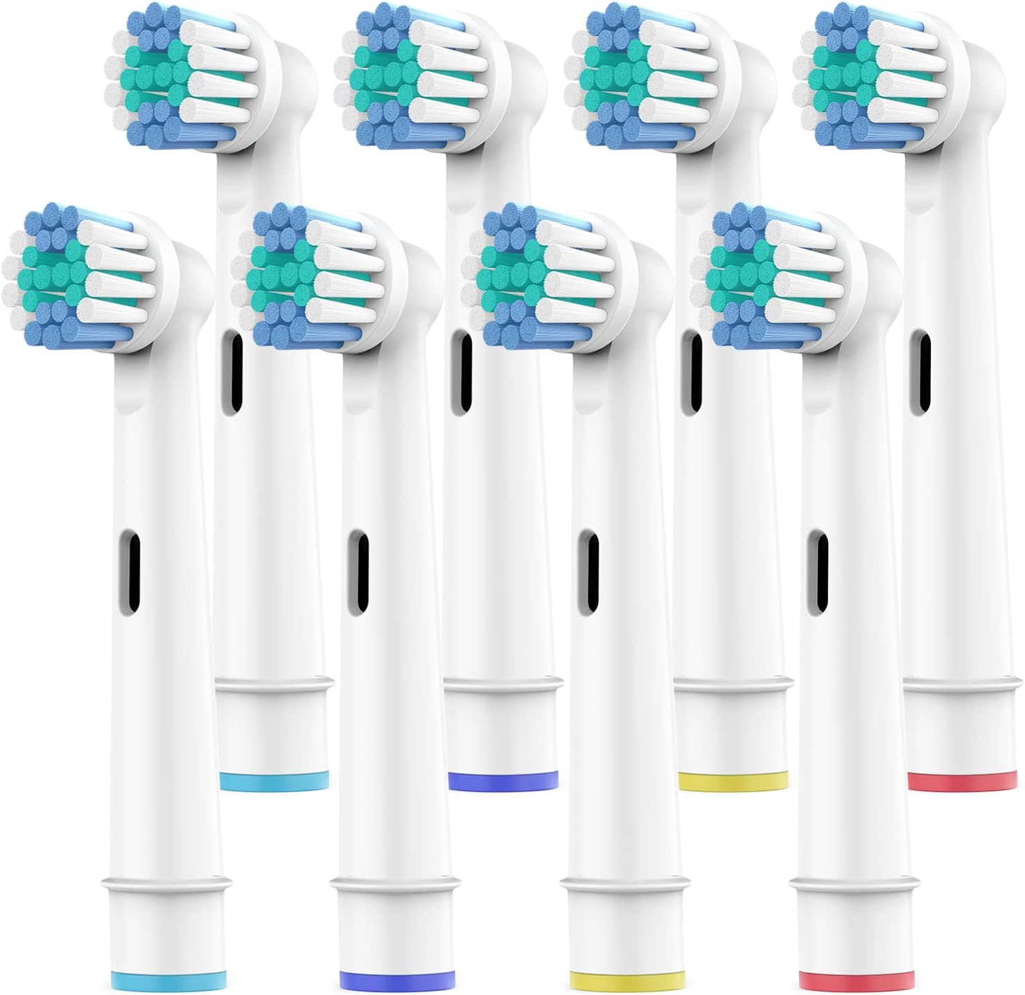 Toothbrush Heads for Oral B, 8 Pack Professional Electric Toothbrush Replacement Heads Medium Soft Dupont Bristles Replacement Toothbrush Heads Precision Clean Brush Heads Refills 1 Count (Pack of 8)