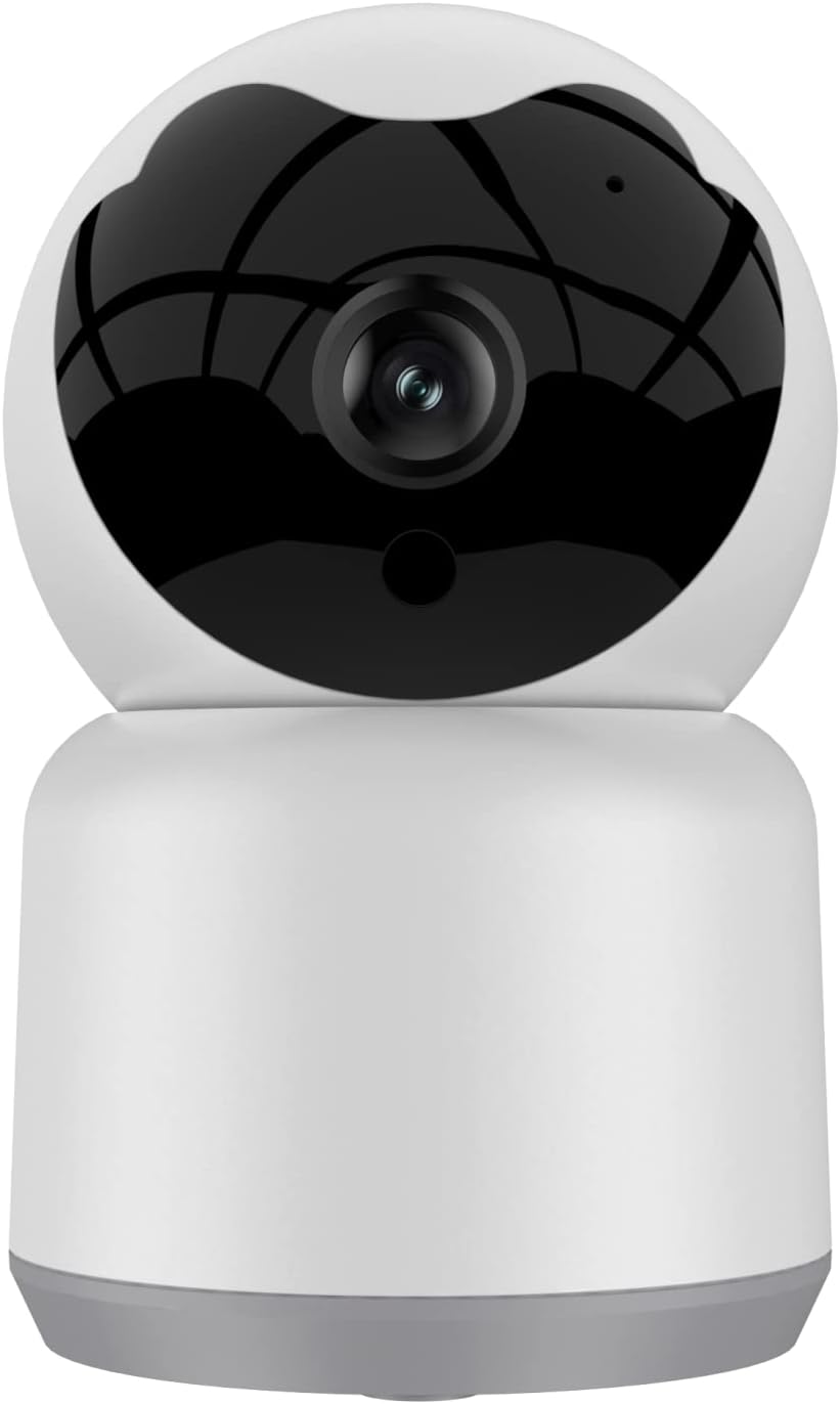 Home Security Camera, Tuya 3MP Indoor Pan-Tilt Smart Camera for Baby & Pet with Motion Tracking, 2-Way Audio, IR Night Vision, Siren, Compatible with Alexa & Google Home, 2.4GHz WiFi