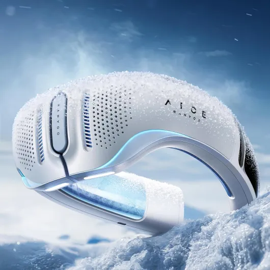 AICE LITE Plus 2025 Max Cooling Airflow [No.1 Coolest & Most Durable] Neck Air Conditioner, Ultimate Immersive Personal AC 6000 mAh Rechargeable Neck Fan Blow Cold Air, Gifts for Mom/Dad, White
