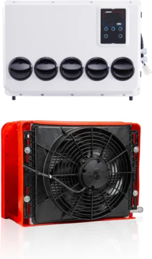 12V truck air conditioner RV split type air conditioner 9000btu, for trucks, RVs, excavators, agricultural vehicles, vans, trailers, buses, camping vehicles (12V)