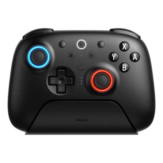 Ultimate 2 Bluetooth Controller for Switch/Switch 2 & Windows PC, Switch Pro Controller with TMR Joysticks, Switchable Hall Effect/Tactile Triggers, Vibration and Motion Control - Black Ultimate 2 Bluetooth Black