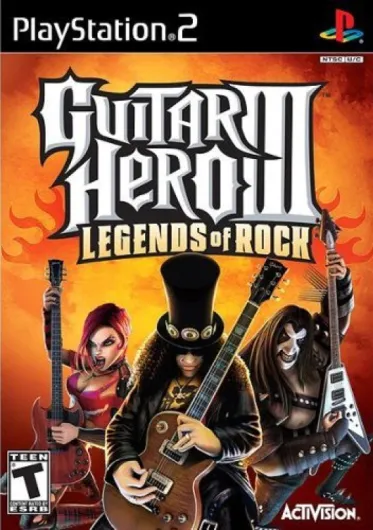 Guitar Hero III: Legends of Rock - PS2 (Renewed)