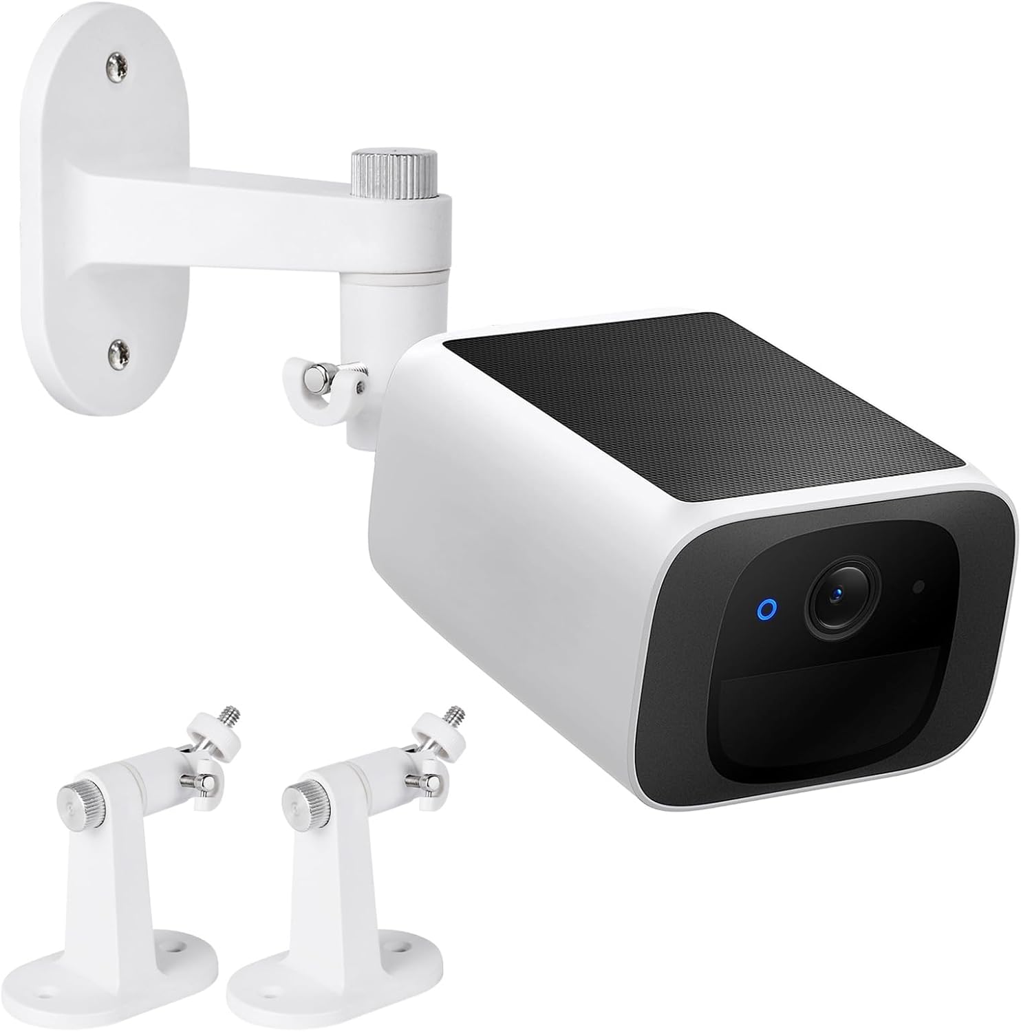 2Pack Wall Mount Compatible with eufyCam 2C/2C Pro, 2/2 Pro, 3C/S300, 3/S330, Also for SoloCam S220/C210, Adjustable Camera Mount Brackets for Eufy Camera Indoor/Outdoor - White
