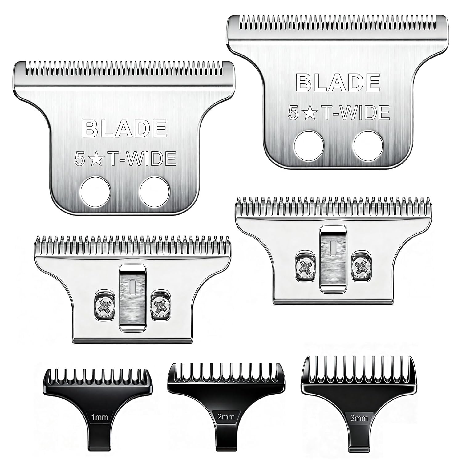 #2215 T Wide Adjustable Trimmer Blades for Wahl 5 Star Series Detailer (8081) and Cordless Detailer LI (8171) Hair Clippers Blades-Model 2215 #2215 Blades