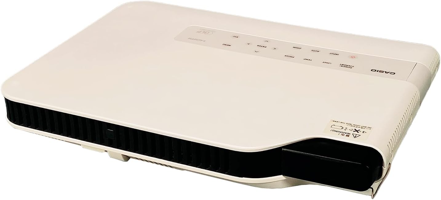 Casio XJ-A140V DLP Projector Portable 2500 Lumens Full HD HDMI, Bundle: HDMI Cable, Power Cable, Remote Control