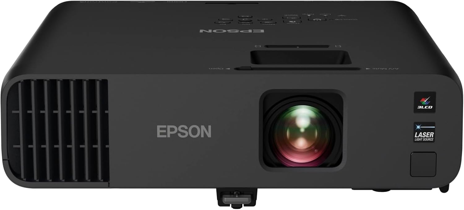 Pro EX11000 3-Chip 3LCD Full HD 1080p Wireless Laser Projector, 4,600 Lumens Color/White Brightness, Miracast, 2 HDMI Ports, USB Power for Streaming, Built-in 16W Speaker