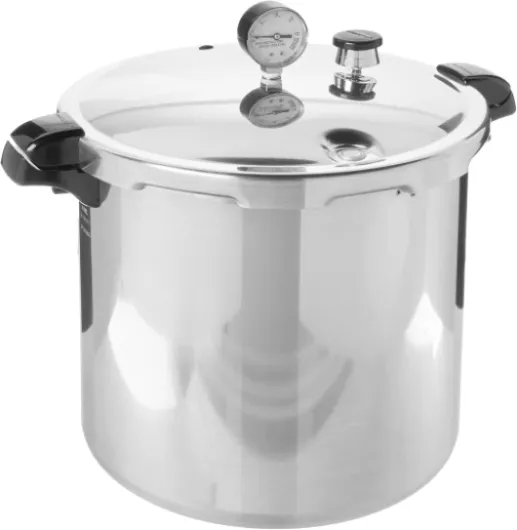 01784 23-Quart Induction Compatible Pressure Canner, Silver, Aluminum