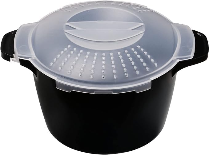 Pαmperεd Chεf Large Micro Cookware 2 Quart, Microwave Steamer for Vegetables, Cooker for Microwave - BPA Free, Dishwasher Safe