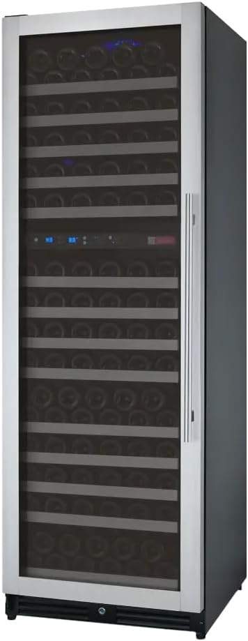Wine Refrigerator, 172 Bottle, Stainless Steel Left Hinge