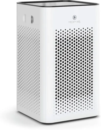 Medify MA-25 Air Purifier with True HEPA H13 Filter - 825 ft² Coverage in 1hr for Allergens, Smoke, Wildfires, Odors, Pollen, Pet Dander - Removal to 0.1 Microns - White, 1-Pack White MA-25-1-Pack