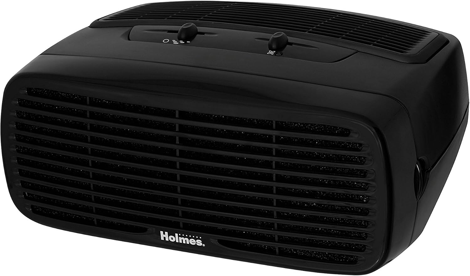 Desktop HEPA-Type , 3 Speeds plus Optional Ionizer small Air Purifier, HAP242B-U, Black