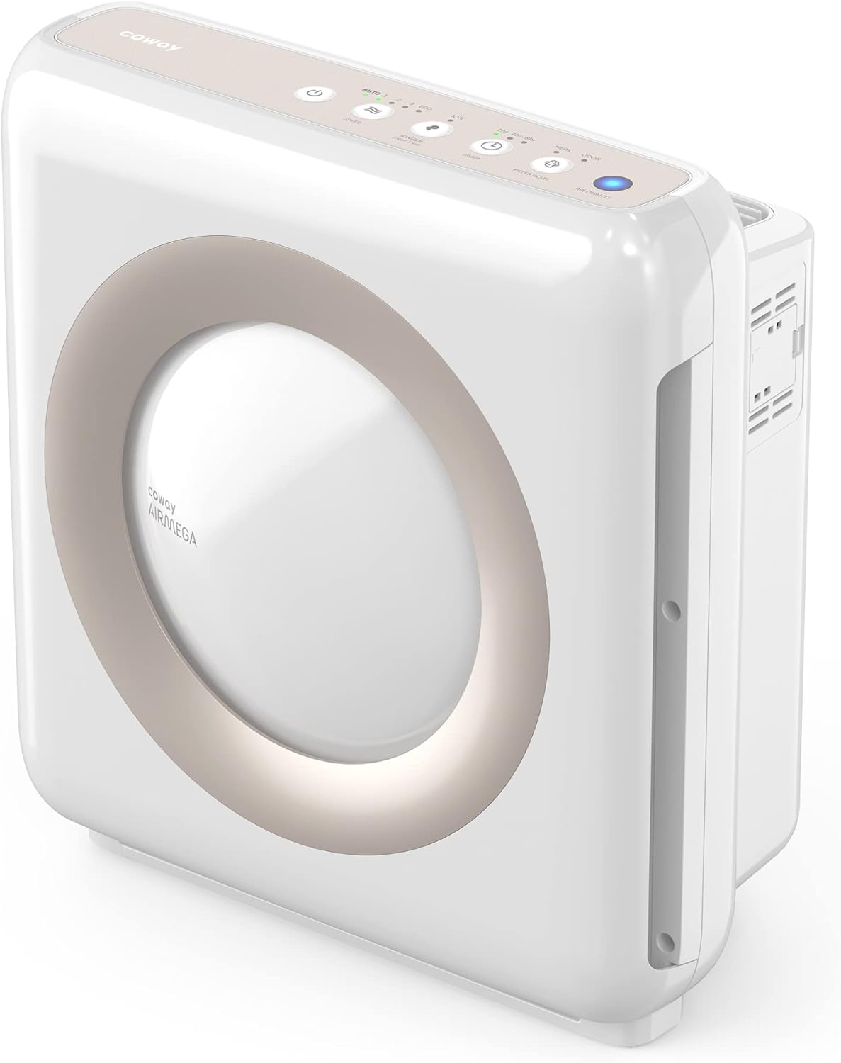 Airmega AP-1512HH(W) True HEPA Purifier with Air Quality Monitoring, Auto, Timer, Filter Indicator, and Eco Mode, 16.8 x 18.3 x 9.7, White AP-1512HH WHITE