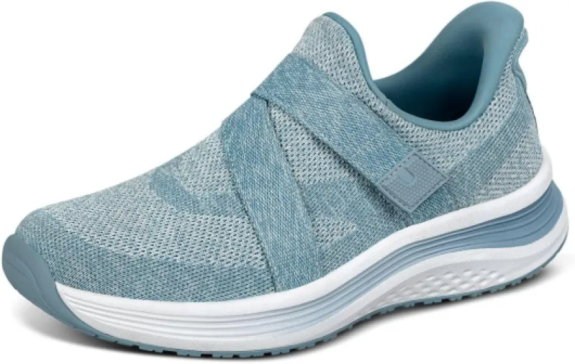 Women's Orthopedic Naya Slip On Sneakers 9 Wide Blue