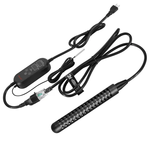 1500W Immersion Water Heater with Intelligent Temperature Controller,Fully Submersible Portable Electric Heater,5 Galons Bucket Heater,Corrosion Preventive 316L Shel,Easy and Convenient to Use