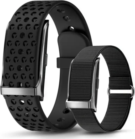 Smart Health Wristband, All-Day Continuous Heart Rate Blood Pressure Stress HRV Monitor, Improve Sleep, Wearable Activity & Fitness Tracker, 120+ Sports Modes, 60-Day Battery, with Free App, 2 Bands