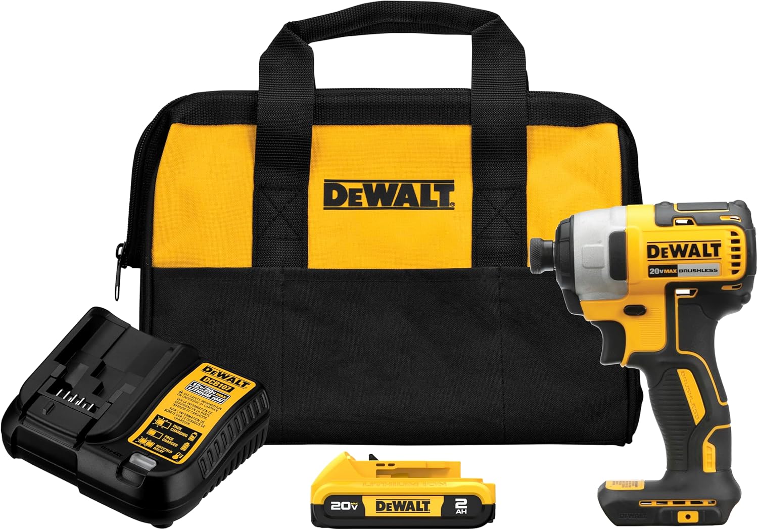 20V MAX Impact Driver, 1/4 Inch, Battery and Charger Included (DCF787D1)
