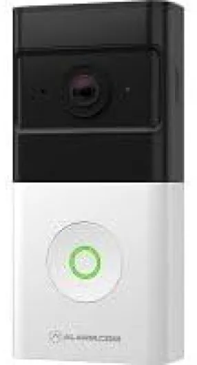 Alarm.com VDB780B Wireless Battery Powered Video Doorbell - Requires ADC-W115C Smart Chime - Sold Separately (Monitored Through Alarm.com)