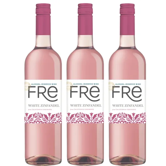 Sutter Home Fre White Zinfandel Non-alcoholic Wine (3 Bottles)