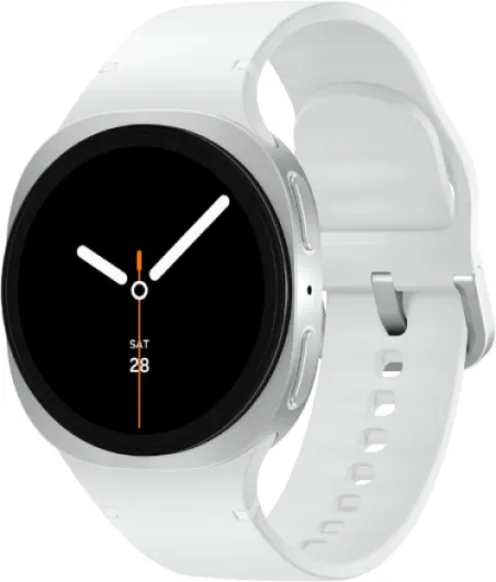 Galaxy Watch 8 (2025) 40mm LTE Smartwatch, Cushion Design, Fitness Tracker, Sleep Coaching, Running Coach, Energy Score, Heart Rate Tracking, Silver [US Version, 2 Yr Warranty] Silver 40mm LTE Watch8