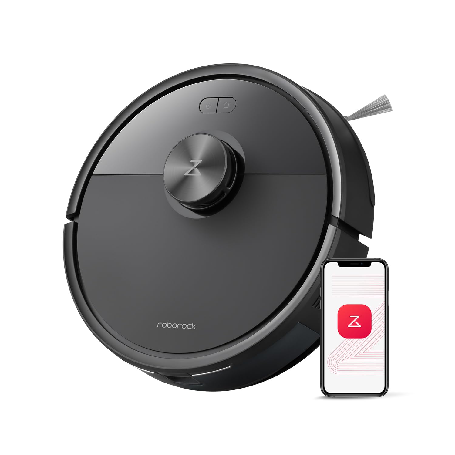 Q7 M5 Robot Vacuum and Mop Combo, 10,000Pa HyperForce Suction, Robotic Vacuum Cleaner, Dual Anti-Tangle System, APP-Controlled Mopping, LiDAR Navigation, for Pet Hair and Carpet, Black 02 - Q7 M5 Black