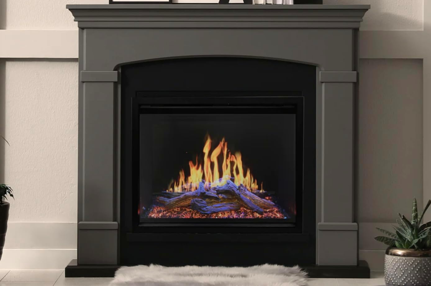Orion Traditional 26-inch Heliovision Virtual Smart Built in Electric Firebox OR26-TRAD - Electric Fireplaces