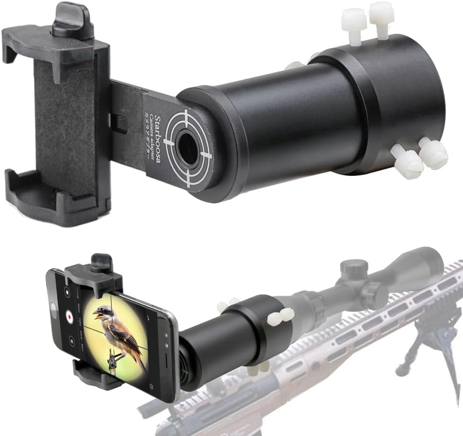 Rifle Scope Mount Camera Adapter - Smartphone Camera Adapter for Hunting Teaching Alum Single View 33~46mm