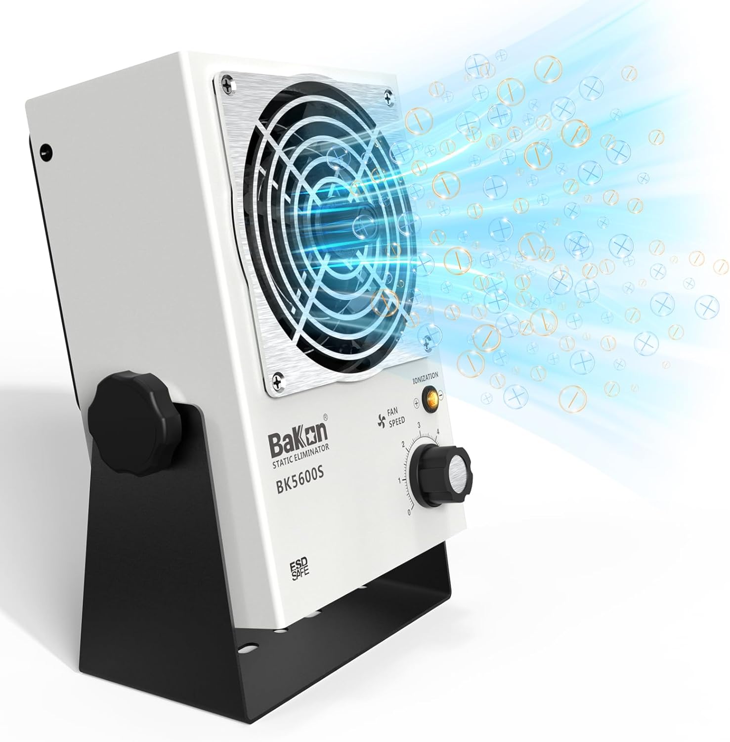 BK5600S Anti-Static Ion Fan, Ion Electric Fan, Static Eliminator, Electronic Manufacturing Maintenance, Scientific Research Laboratory, Chip Packaging To Eliminate Static Electricity (2024-BK5600S)