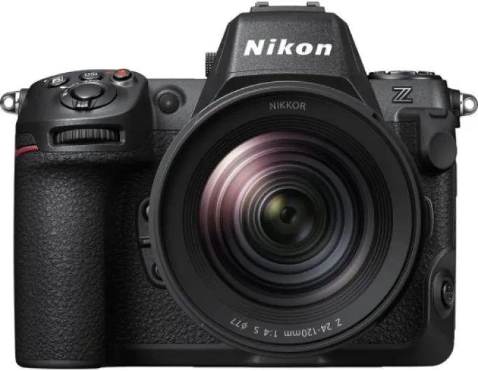 Z 8 with Zoom Lens - Professional full-frame mirrorless hybrid stills/video hybrid camera with 24-120mm f/4 lens - Nikon USA Model Body + 24-120mm f/4 Zoom Lens