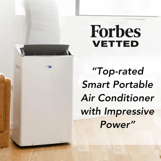 ARC-1230WN 14,000 BTU (12,000 BTU SACC) NEX Inverter Dual Hose Cooling Portable Air Conditioner, Dehumidifier, and Fan with Smart Wi-Fi, Up to 600 sq ft in White 14,000 Cooling Only Air Conditioner