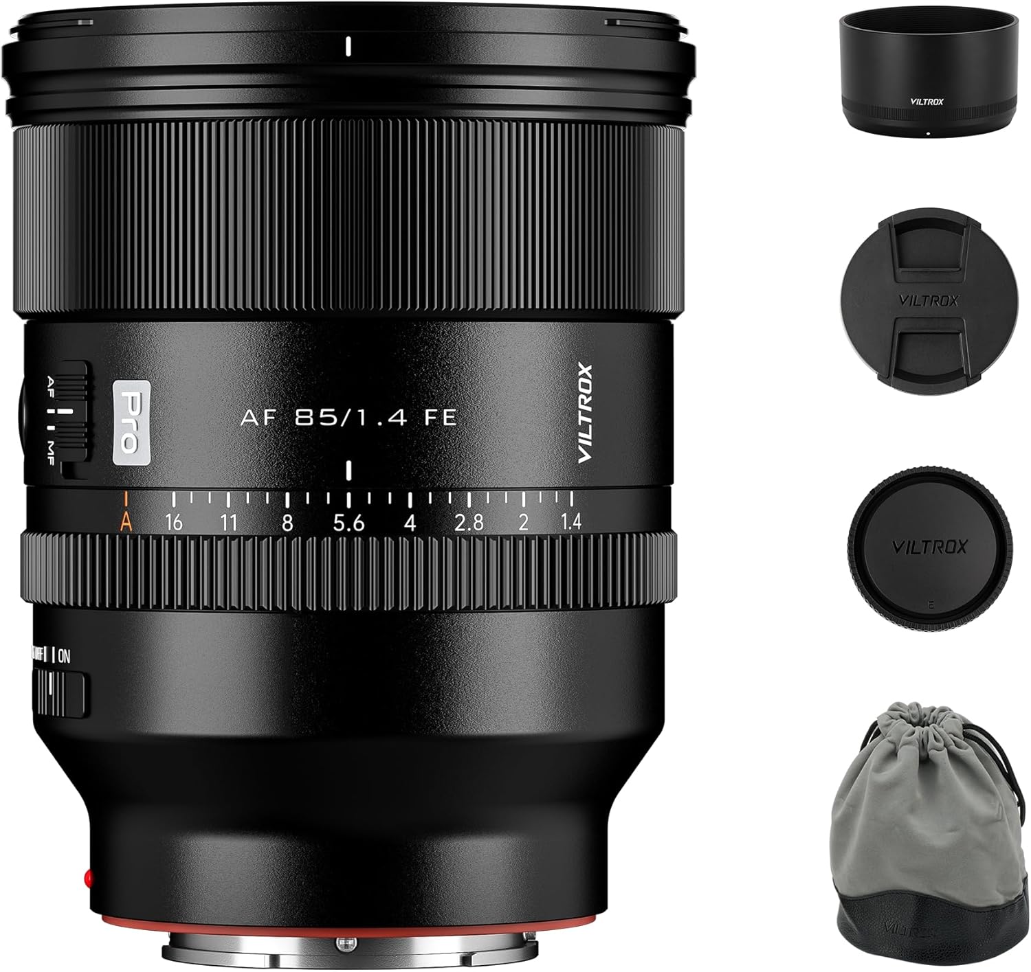 AF 85mm F1.4 Pro FE Full Frame Lens for Sony E Mount, 85mm f/1.4 Auto Focus Portrait Prime Lens Compatible with Sony a7RIV a9 a7RII a7RIII a7III a7C FX3 ZVE1 A1 a6600 a6700 a6400 ZV-E10 85mm F1.4 (Full Frame)