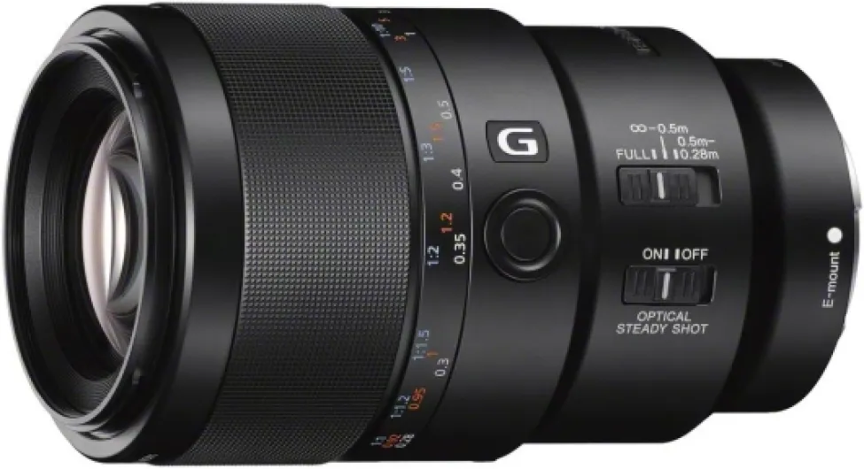 SEL90M28G FE 90mm f/2.8-22 Macro G OSS Standard-Prime Lens for Mirrorless Cameras,Black Lens Only