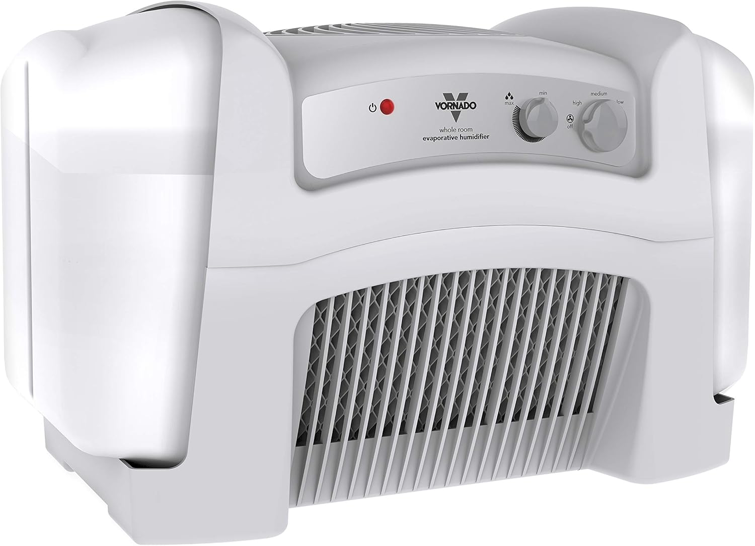 Evap40 4-Gallon Evaporative Humidifier, Adjustable Humidistat, 3 Speed Settings, Coverage up to 1,000 sqft, 4-Gallon Output (24 Hrs), Dual Tank, Perfect for Home, Bedroom, and Large Spaces
