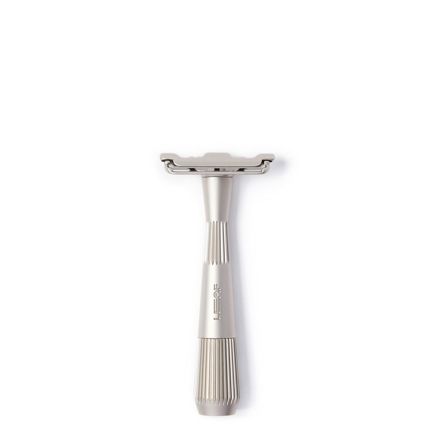 Twig Razor, Silver - All-Metal, Eco-Friendly Shaver for Men & Women; Includes 5 Stainless Steel Single-Edge Blades; Recommended for Face Shaving Lighter Hair and Sensitive Skin Silver - Twig