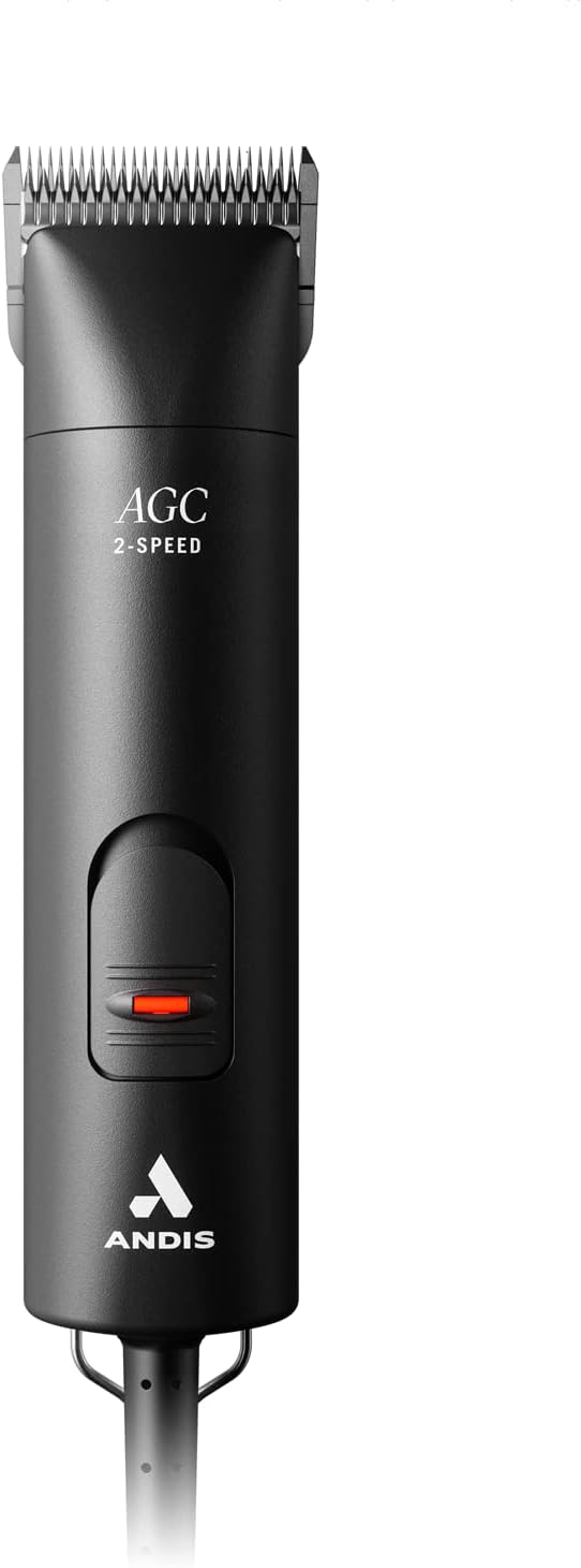 24675 UltraEdge 2-Speed Detachable Blade Pet/Dog Clipper – Runs Cool & Quiet, Designed with Two-Speed Rotary Motor & Shatter-Proof Housing - For All Coats & Breeds - 120 Volts, Black