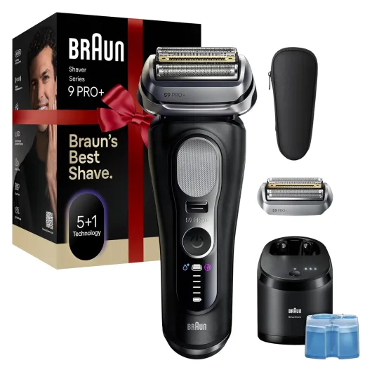 Series 9 PRO+ Electric Shaver, Pro SensoAdapt, 6in1 SmartCare Center, 9660CCPS, Black, Holiday Gifts for Men