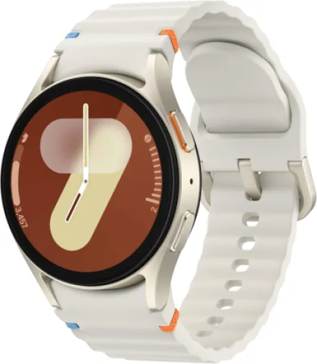 Galaxy Watch 7 40mm Bluetooth AI Smartwatch w/Energy Score, Wellness Tips, Heart Rate Tracking, Sleep Monitor, Fitness Tracker, 2024, Cream [US Version, 1Yr Manufacturer Warranty] Cream 40mm Watch7 Only Bluetooth